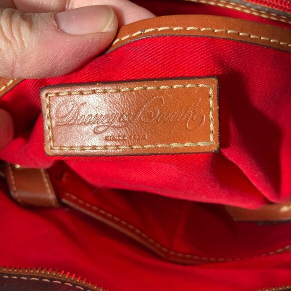 Vintage Dooney & Bourke Pebbled Leather Lexington Shoulder Bag Black 8 x 12"‎ - Picture 8 of 12